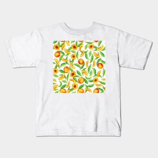 Millions of Peaches in Gouache Pattern Kids T-Shirt